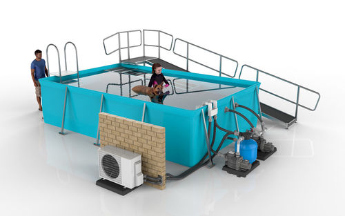Piscina per riabilitazione veterinaria - MAX series - Hydro Physio - fuori terra