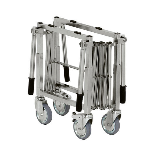 Carrello mortuario da trasporto - MC000017 - HYGECO - di presentazione / manuale / in acciaio inossidabile