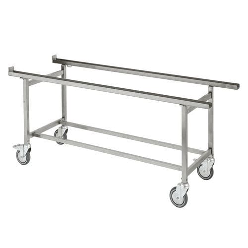 Carrello mortuario di preparazione - MC000617 - HYGECO - manuale / in acciaio inossidabile