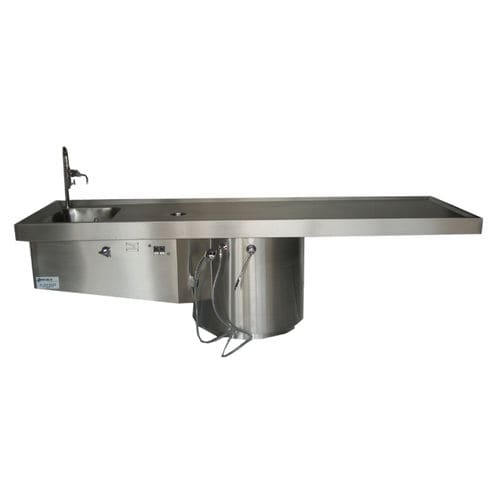 Tavolo di autopsia - MC000653 - HYGECO - rettangolare / ad altezza regolabile / elettrico