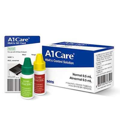 Kit di reagenti in soluzione - A1Care™ - i-Sens - di controllo qualità / liquido / HbA1c