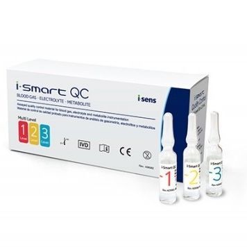 Kit di reagenti in soluzione - i-Smart® QC - i-Sens - di controllo qualità / di elettroliti