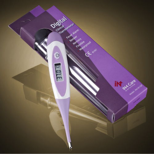 Termometro medico - IN4-B132F - IN4 Technology - elettronico / ascellare / con punta flessibile