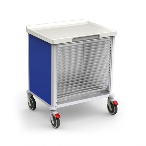 Armadio in ABS - 326500LC - Malvestio - Furniture for healthcare facilities - in Corian® / blu / trasparente