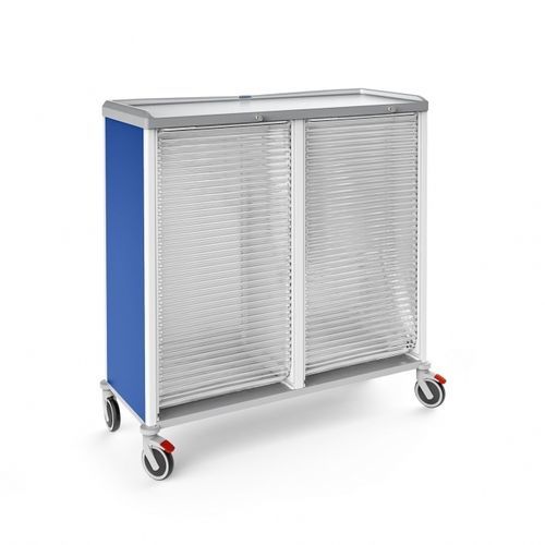 Armadio in ABS - 326585LT - Malvestio - Furniture for healthcare facilities - blu / trasparente / a 2 moduli