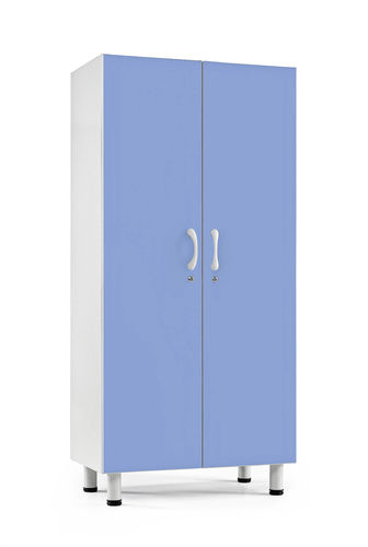 Armadio per camera di degenza - Malvestio - Furniture for healthcare facilities - beige / blu / grigio