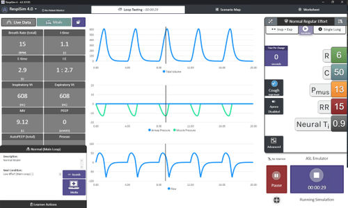 Software medico - RespiSim® Scenarios - IngMar Medical - clinico / per chirurgia / di trattamento