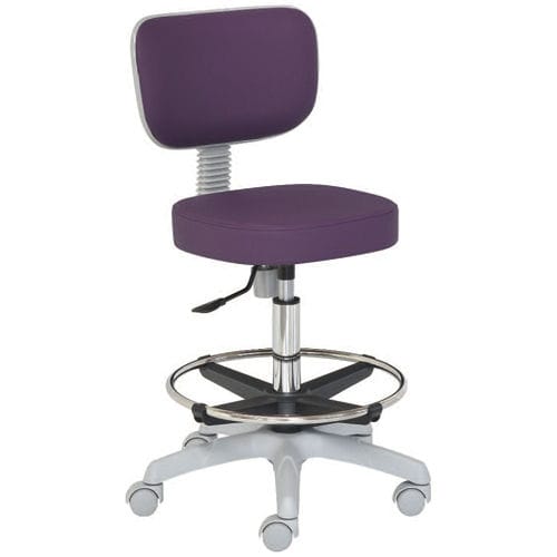 Sgabello per struttura sanitaria - 23120 - Inmoclinc - ad altezza regolabile / girevole / con rotelle