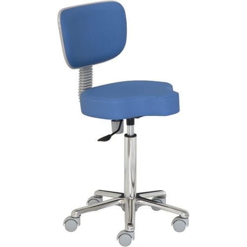 Sgabello per struttura sanitaria - 23140 - Inmoclinc - ad altezza regolabile / girevole / con rotelle