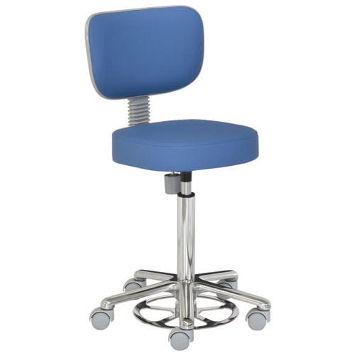 Sgabello per struttura sanitaria - 23105 - Inmoclinc - ad altezza regolabile / girevole / con rotelle