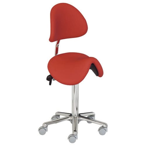 Sgabello per struttura sanitaria - 23180 - Inmoclinc - ad altezza regolabile / girevole / basculante
