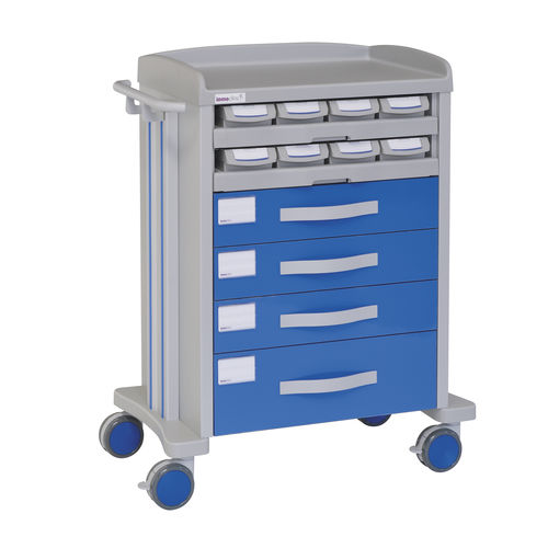 Carrello ospedaliero - 72000 - Inmoclinc - per farmaci / di distribuzione di farmaci / 4 cassetti