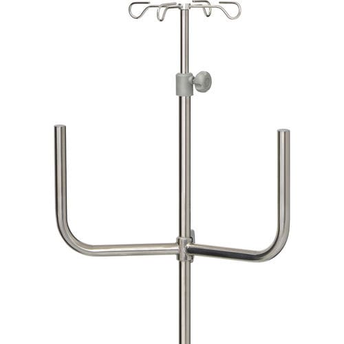 Asta portaflebo con supporto per pompa di perfusione - 22426 - Inmoclinc - 4 ganci