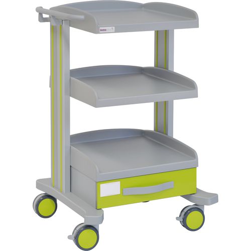 Carrello ospedaliero - 70040 - Inmoclinc - multifunzione / 1 cassetto / 3 ripiani