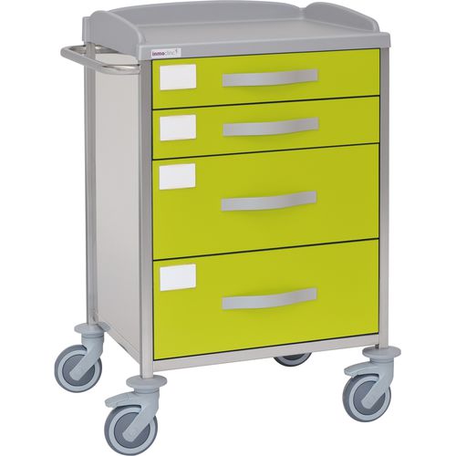 Carrello ospedaliero - 10610 - Inmoclinc - multifunzione / in acciaio inossidabile / 4 cassetti