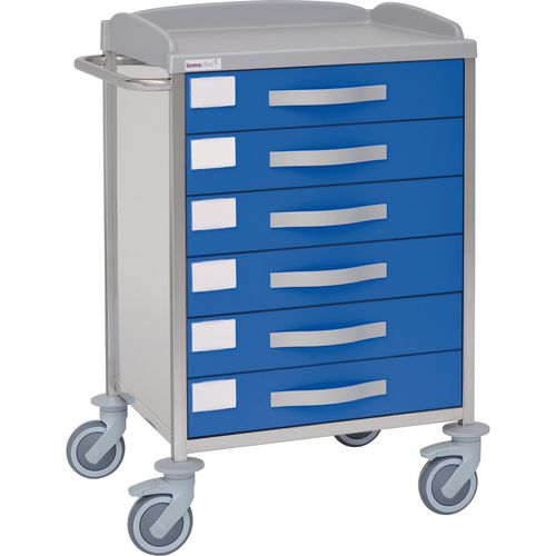 Carrello ospedaliero - 10615 - Inmoclinc - multifunzione / in acciaio inossidabile / 6 cassetti