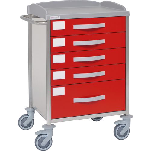 Carrello ospedaliero - 10500 - Inmoclinc - per terapia intensiva / multifunzione / in acciaio inossidabile