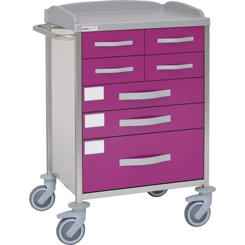 Carrello ospedaliero - 10550 - Inmoclinc - multifunzione / in acciaio inossidabile / 7 cassetti