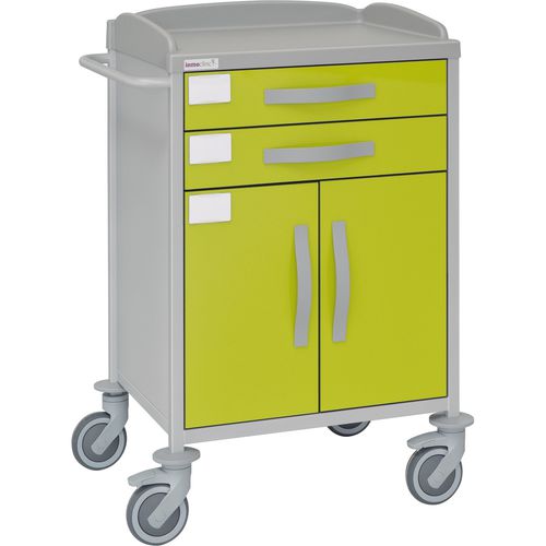 Carrello ospedaliero - 10830 - Inmoclinc - multifunzione / 2 cassetti / a doppia porta