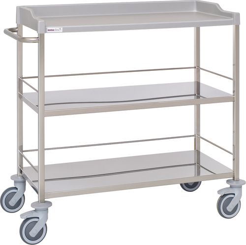 Carrello ospedaliero - 10810 - Inmoclinc - multifunzione / in acciaio inossidabile / 3 ripiani