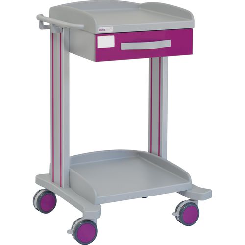 Carrello ospedaliero - 70005 - Inmoclinc - multifunzione / 1 cassetto / 1 ripiano