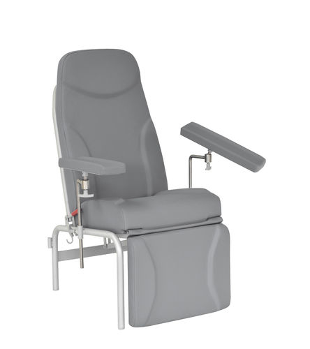 Poltrona per prelievo di sangue manuale - 21186 - Inmoclinc - a 3 sezioni / ad altezza fissa