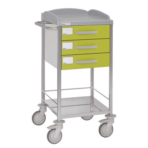 Carrello ospedaliero - 10415 - Inmoclinc - per uso generale / multifunzione / in acciaio inossidabile