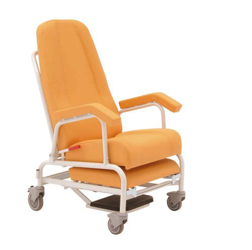 Poltrona da riposo manuale - 21154 - Inmoclinc - con schienale regolabile / con rotelle / con poggiagambe