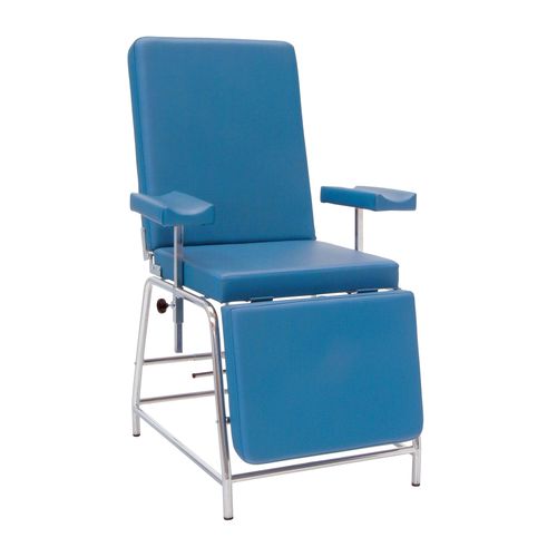 Poltrona per prelievo di sangue manuale - 21180 - Inmoclinc - a 3 sezioni / ad altezza fissa / inclinabile