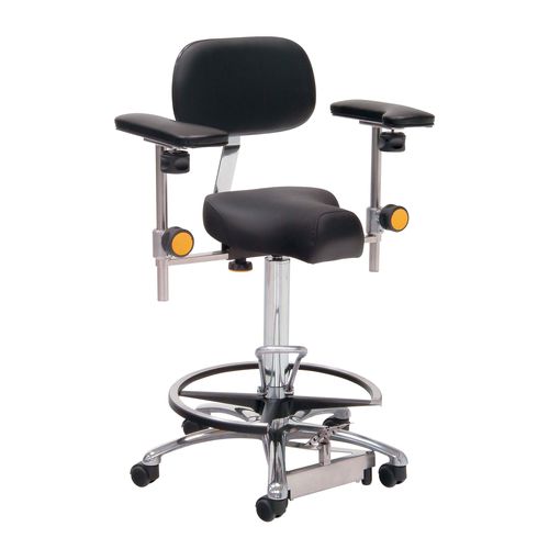 Sgabello per chirurgo - 23200 - Inmoclinc - ad altezza regolabile / girevole / idraulico