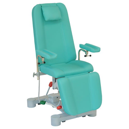Poltrona per prelievo di sangue manuale - 21255 - Inmoclinc - idraulica / 3 sezioni / con rotelle