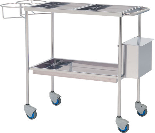 Carrello per uso generale - 10146 - Inmoclinc - ausiliare / 3 vassoi / con cestello per rifiuti