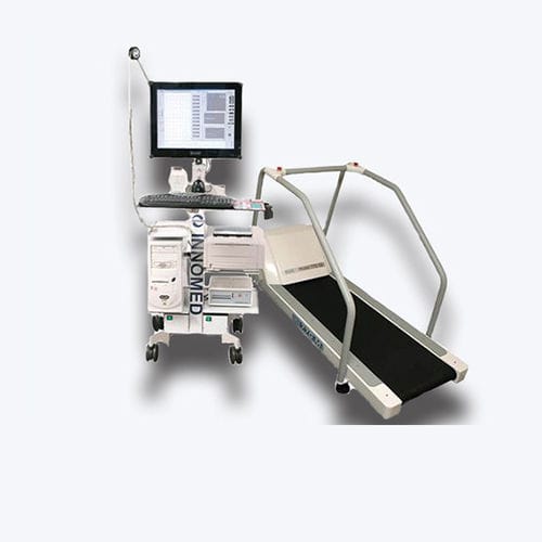 Stazione per prova da sforzo cardiaca - CardioPC/E - Innomed Medical - con tappeto scorrevole