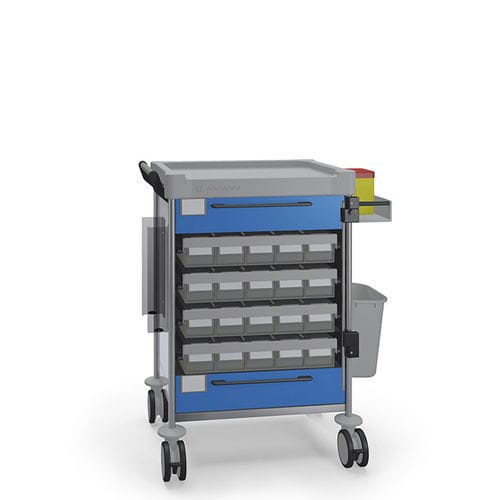 Carrello medico - 1894 B - Insausti - per farmaci / di distribuzione di farmaci / in acciaio inossidabile