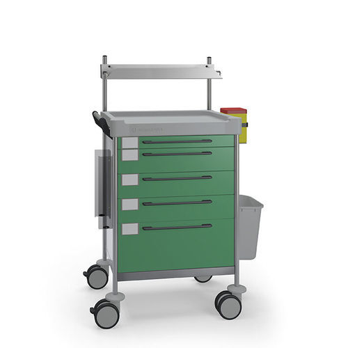 Carrello medico - 1636 G - Insausti - per trattamenti / in acciaio inossidabile / in polietilene