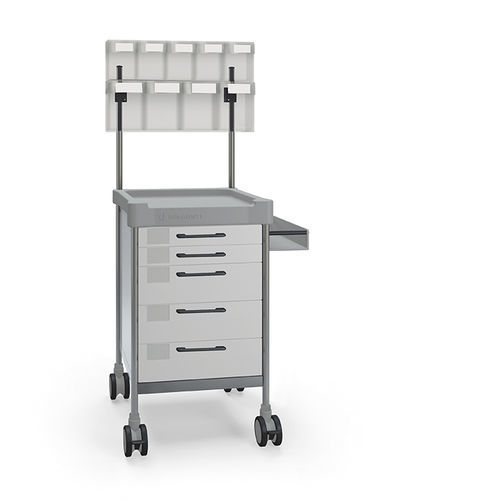 Carrello medico - Q004LW W - Insausti - per trattamenti / in acciaio inossidabile / in polietilene