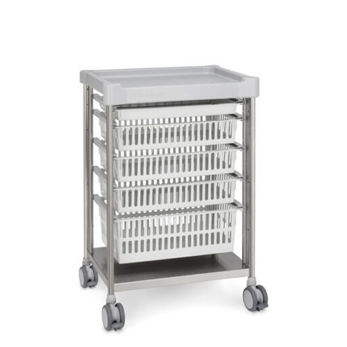 Carrello ospedaliero - 365AB - Insausti - da laboratorio / multifunzione / in acciaio inossidabile