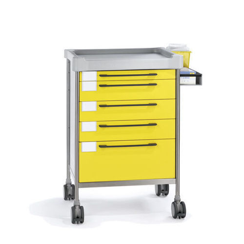 Carrello MRI - 3129MRI Y - Insausti - multifunzione / in acciaio inossidabile / in polietilene