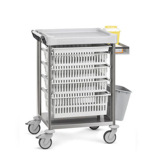 Carrello medico - 165AB.32R.50AB - Insausti - per consumabili / per trattamenti / per movimentazione
