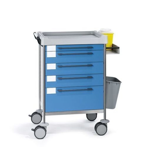 Carrello medico - 1604 B - Insausti - per trattamenti / in acciaio inossidabile / in polietilene