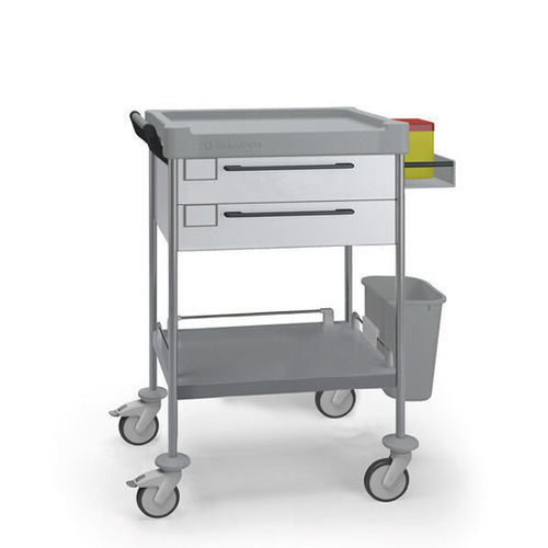Carrello medico - 1601 W.AXWD12.WS12 - Insausti - per trattamenti / in acciaio inossidabile / in polietilene