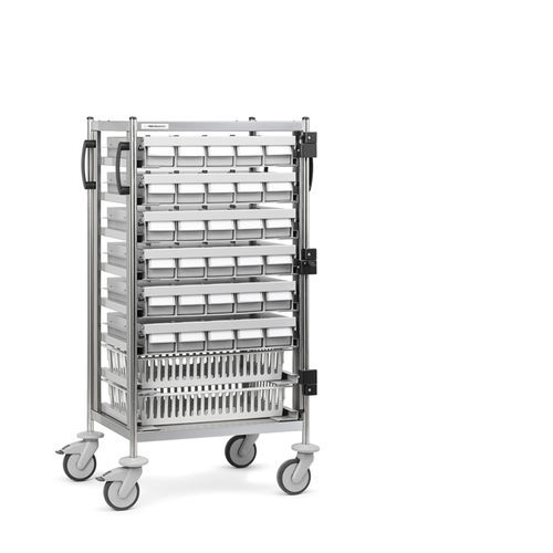Carrello ospedaliero - 608FAR.8MT.(6)C5.(2)72 - Insausti - per farmaci / di trasporto / in acciaio inossidabile