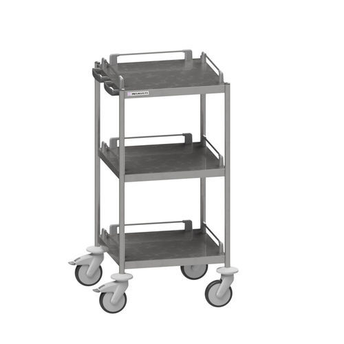 Carrello ospedaliero - SQ510 - Insausti - di trasporto / in acciaio inossidabile / 3 ripiani