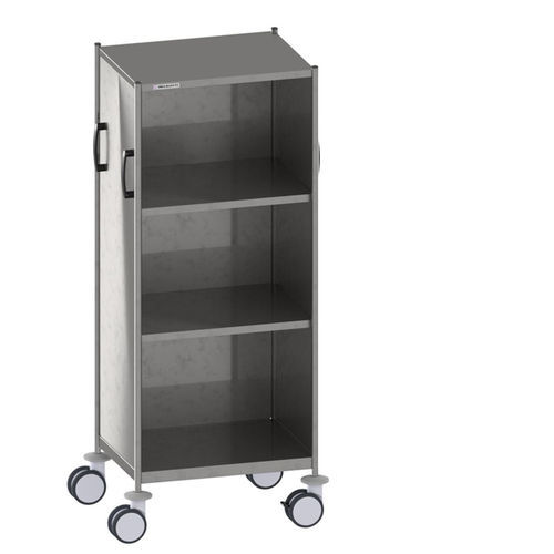 Carrello ospedaliero - 603 OP - Insausti - di trasporto / in acciaio inossidabile / 2 ripiani
