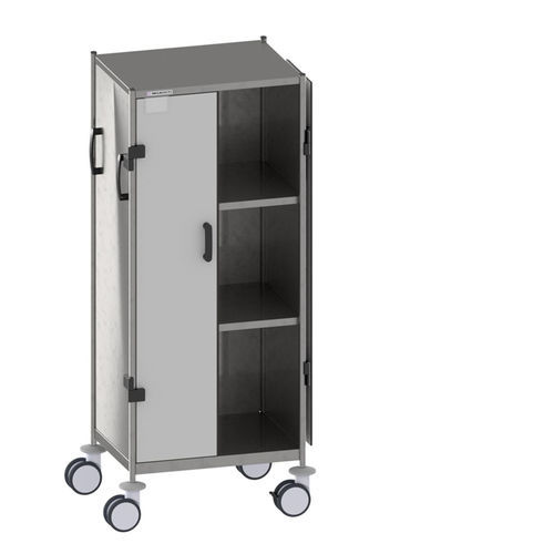 Carrello ospedaliero - 603 DN - Insausti - di trasporto / in acciaio inossidabile / a doppia porta
