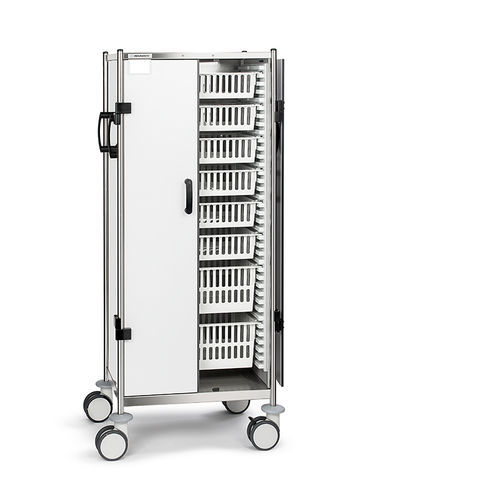 Carrello ospedaliero - 606 DN.(6)72.(2)73 - Insausti - di trasporto / in acciaio inossidabile / a doppia porta