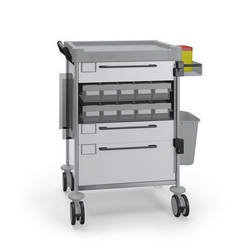 Carrello medico - 1808 W - Insausti - per farmaci / di distribuzione di farmaci / in acciaio inossidabile