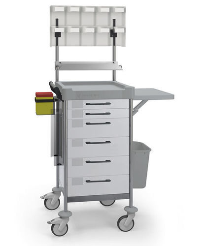 Carrello medico - Q158 W - Insausti - per trattamenti / in acciaio inossidabile / in polietilene