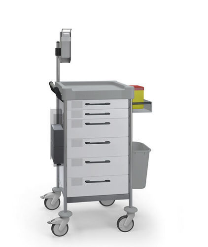 Carrello medico - Q112 W - Insausti - per trattamenti / in acciaio inossidabile / in polietilene