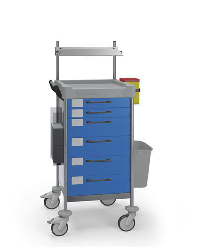 Carrello medico - Q136 B - Insausti - per trattamenti / in acciaio inossidabile / in polietilene
